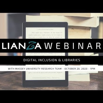LIANZA Webinar - Digital Inclusion & Libraries