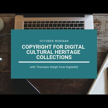 October Webinar: Copyright for Digital Cultural Heritage Collections