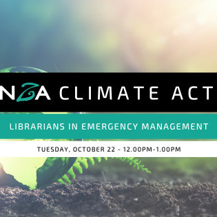 LIANZA Climate Action - Librarians in emergency management