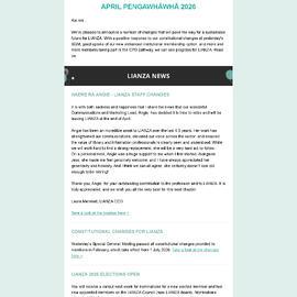 LIANZA Kōrero April 2026