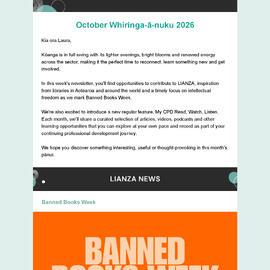 LIANZA Kōrero October 2026