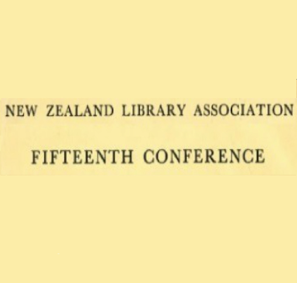 New Zealand Library Association 15th Conference