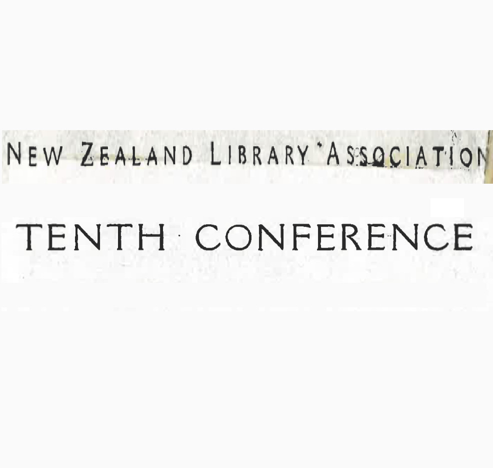 New Zealand Library Association 10th Conference