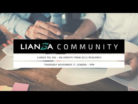 LIANZA TELSIG: An Update from OCLC Research