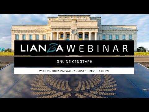 LIANZA Webinar - Online Cenotaph