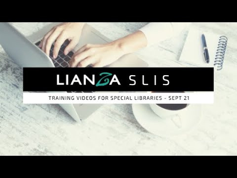 LIANZA SLIS Presentation - Creating training videos the easy way