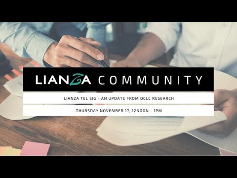 LIANZA TELSIG: An Update from OCLC Research