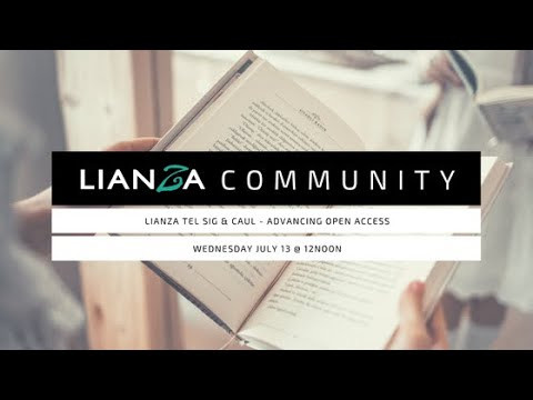 LIANZA TELSIG & CAUL: Advancing open access through procurement and strategy