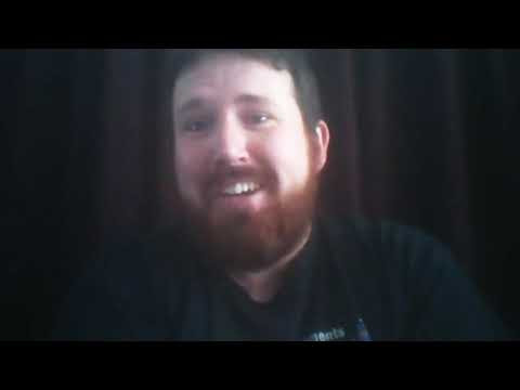 Matthew Cunningham and Giselle Clarkson in an #NZCYA Books Alive event with LIANZA