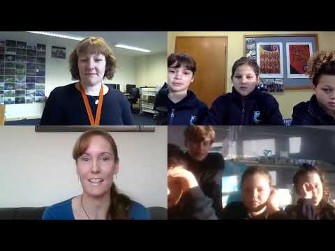 Belinda O Keefe in an #NZCYA Books Alive event with LIANZA