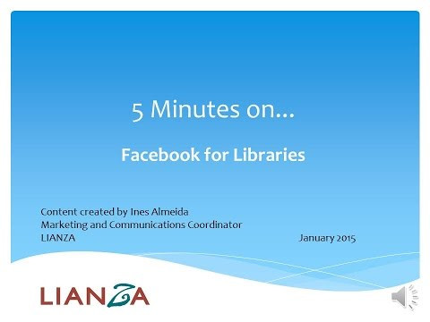 5 Minutes on Facebook for libraries