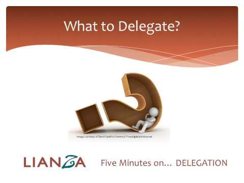 5 Minutes On Effective Delegation