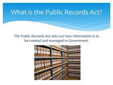 5 Minutes on the Public Records Act