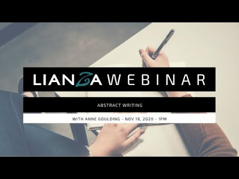 LIANZA WEBINAR - ABSTRACT WRITING