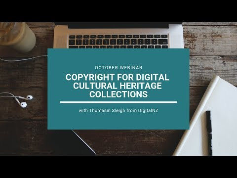 October Webinar: Copyright for Digital Cultural Heritage Collections