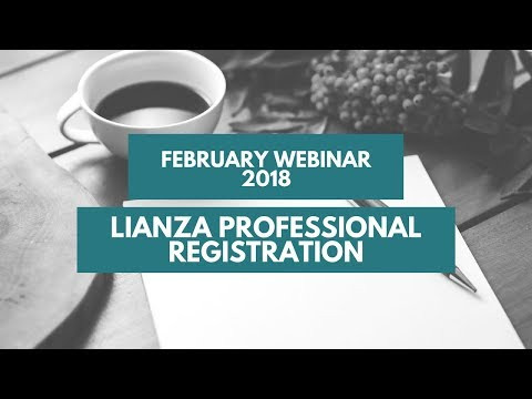 February 2018 Webinar on Professional Registration