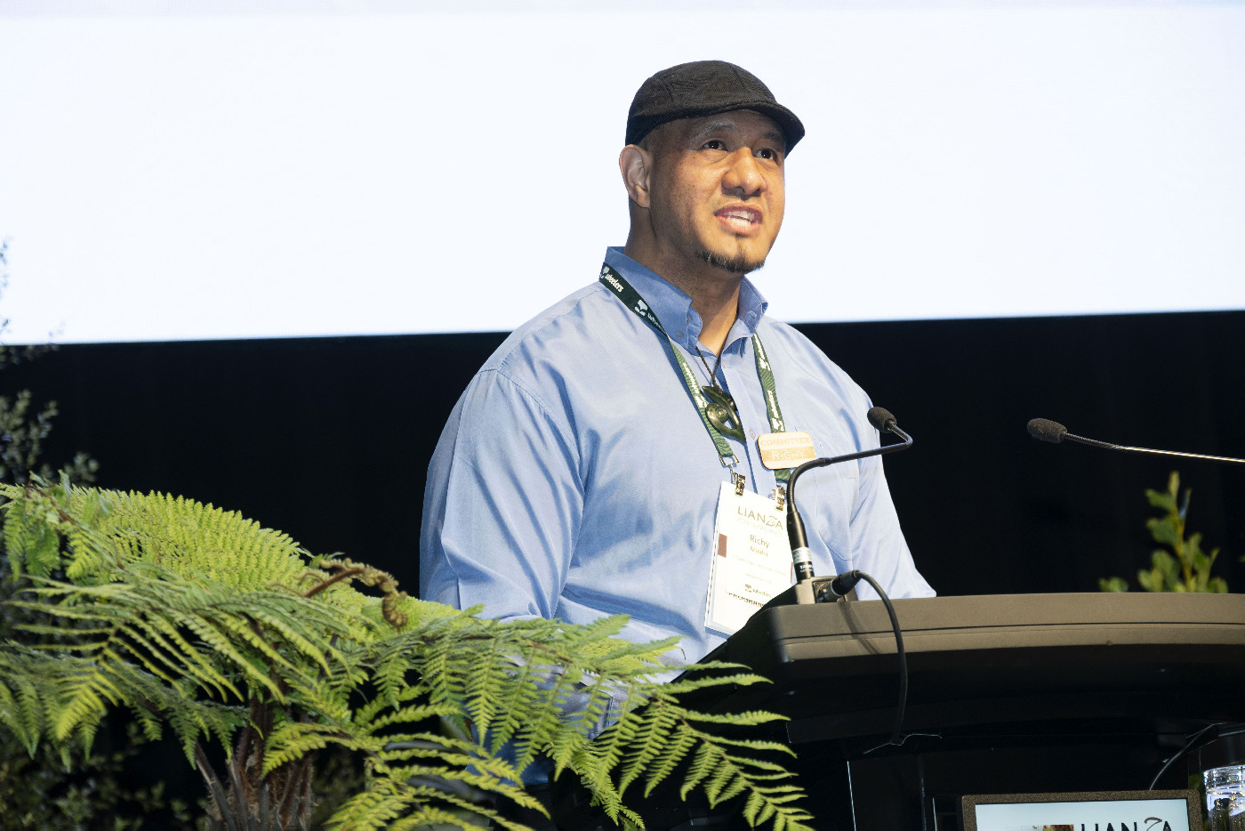 Richy Misilei at the openning of LIANZA 2023 Conference